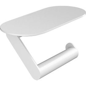 Hansgrohe 27928700 Wallstoris Raflı Satin Beyaz Tuvalet Kağıtlığı