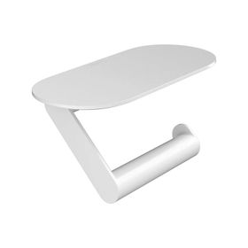 Hansgrohe 27928700 Wallstoris Raflı Satin Beyaz Tuvalet Kağıtlığı