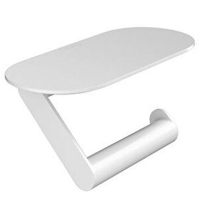 Hansgrohe 27928700 Wallstoris Raflı Satin Beyaz Tuvalet Kağıtlığı