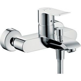 Hansgrohe 31480000 Metris Tek Kollu Aplike Krom Banyo Bataryası