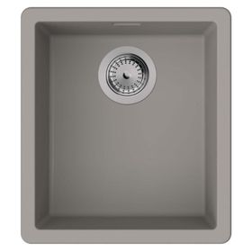 Hansgrohe 43349380 S520-F350 Manuel Gider Seti ile Beton Grisi Ankastre Granit Eviye