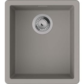 Hansgrohe 43349380 S520-F350 Manuel Gider Seti ile Beton Grisi Ankastre Granit Eviye