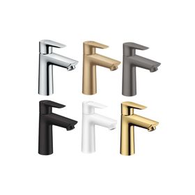 Hansgrohe 71710670 Talis E Tek Kollu 110 Kumandalı Satin Siyah Lavabo Bataryası