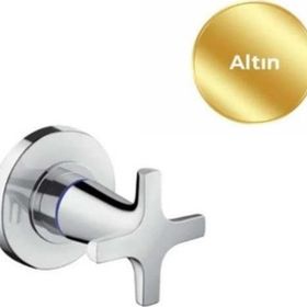 Hansgrohe 71976990 Logis Classic Ankastre Sıva Üstü Altın Stop Valf
