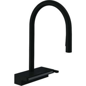 Hansgrohe 73831670 Aquno Select M81 3 Jet Spiralli Mat Siyah Eviye Bataryası
