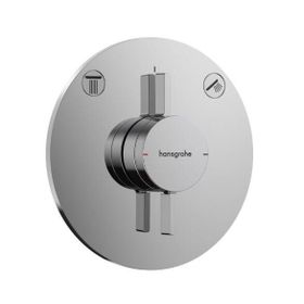 Hansgrohe 75418000 DuoTurn S 2 Çıkış için Ankastre Banyo Bataryası