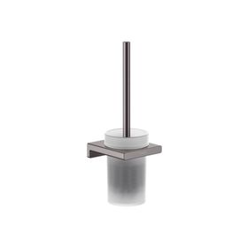 Hansgrohe AddStoris Siyah Krom Tuvalet Fırçası