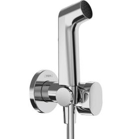 Hansgrohe Bidette 1 Jet S EcoSmart+ Sıcak Soğuk Su için Duş Askısı ve 125 cm Duş Hortumu ile El Duşu