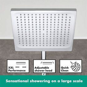 Hansgrohe Crometta E Duş Kolonu 240 1 Jet Krom Banyo Termostatı
