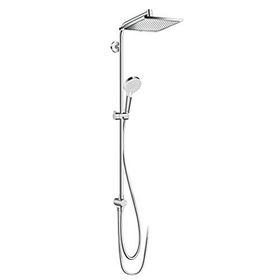 Hansgrohe E 27289000 240 1 Jet Ecosmart 9 lt/dk Reno Kare Tepe Duşlu Crometta Duş Kolonu