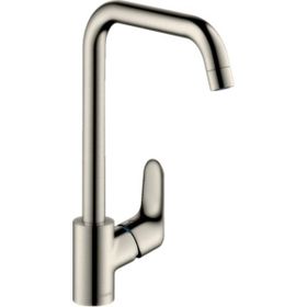 Hansgrohe Focus M41 Krom Tek Kollu 260 Paslanmaz Çelik Eviye Bataryası