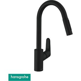 Hansgrohe Focus M41 Siyah Evye Musluk Bataryası