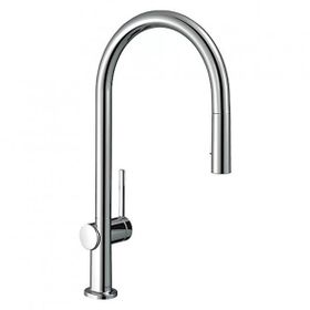 Hansgrohe HG72800000 210 Çekilebilir El Duşu 2 Jet Krom Talis M54 Tek Kollu Eviye Bataryası