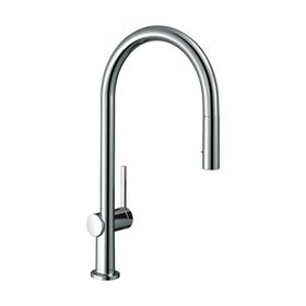 Hansgrohe HG72800000 210 Çekilebilir El Duşu 2 Jet Krom Talis M54 Tek Kollu Eviye Bataryası