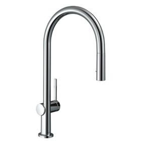 Hansgrohe HG72800000 210 Çekilebilir El Duşu 2 Jet Krom Talis M54 Tek Kollu Eviye Bataryası