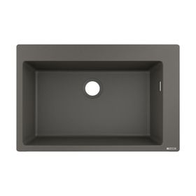 Hansgrohe S51 S510-F660 Ankastre Grafit Siyahı Eviye