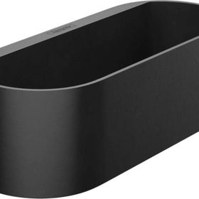 Hansgrohe Wallstoris Derin Satin Siyah Depolama Rafı