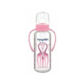 Hanymish 0-6 Ay 240 ml Kulplu Pembe Biberon