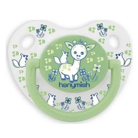 Hanymish 0-6 Ay Açık Yeşil Mini Silikon Damaklı Emzik