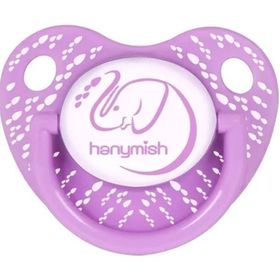 Hanymish 118 Tiny No:1 Mor 0-6 Ay Silikon Damaklı Emzik