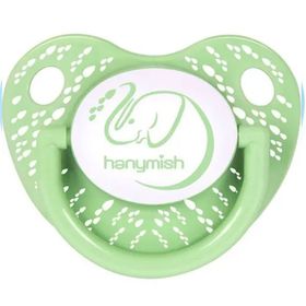 Hanymish 118 Tiny No:1 Yeşil 0-6 Ay Silikon Damaklı Emzik