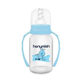 Hanymish 125 ml Silikon Emzikli Kulplu PP Biberon