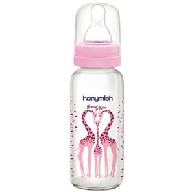 Hanymish 403 Pembe 125 ml Kulplu Cam Biberon