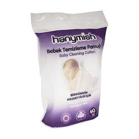 Hanymish 60 Adet Bebek Temizleme Pamuğu