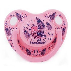 Hanymish No 1 Pembe Rainbow Silikon Damaklı Emzik