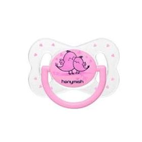 Hanymish No1 - Pembe 109 Şeffaf Damaklı Emzik