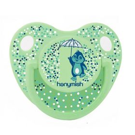 Hanymish Rainbow No 3 18+ Ay Yeşil Damaklı Silikon Emzik