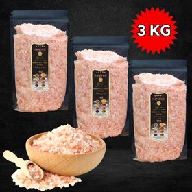 Hanzade Bitkisel 1 kg Granül Pembe Himalaya Tuzu (3 adet)