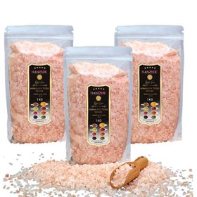 Hanzade Bitkisel 1 kg Granül Pembe Himalaya Tuzu (3 adet)