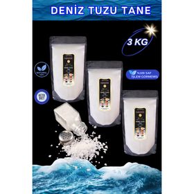 Hanzade Bitkisel 1 kg Tane Granül İyot İlavesiz Saf Deniz Tuzu