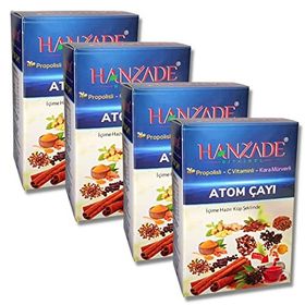 Hanzade Bitkisel 150 gr Propolisli C Vitaminli Kara Mürverli Atom Çayı Kış Çayı
