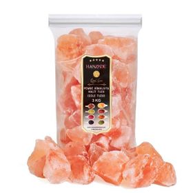 Hanzade Bitkisel 3 kg Şeffaf Berrak Halit Tuz Sole Tuzu