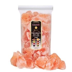 Hanzade Bitkisel 3 kg Şeffaf Berrak Halit Tuz Sole Tuzu
