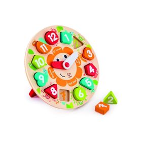 Hape 12 Parça Chunky Puzzle Saat Yapbozu