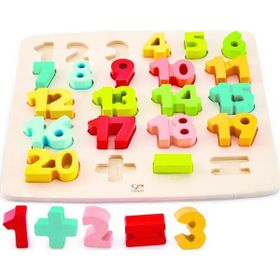 Hape 23 Parça Chunky Puzzle Matematik Yapbozu