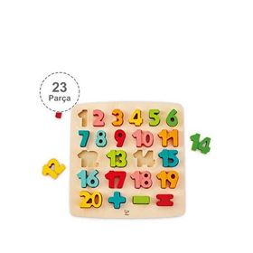 Hape 23 Parça Chunky Puzzle Matematik Yapbozu