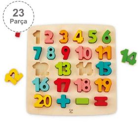 Hape 23 Parça Chunky Puzzle Matematik Yapbozu