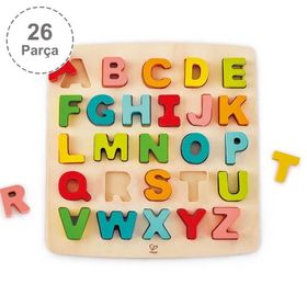 Hape 26 Parça Chunky Puzzle Alfabe Yapbozu
