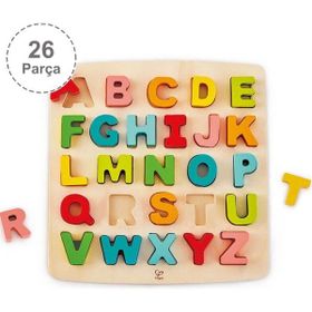 Hape 26 Parça Chunky Puzzle Alfabe Yapbozu