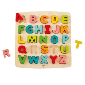 Hape 26 Parça Chunky Puzzle Alfabe Yapbozu