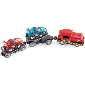 Hape Oyuncak Yarış Arabası Taşıma Treni Race Car Transporter