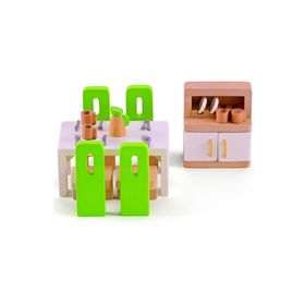 Hape Oyuncak Yemek Odası Eşya Seti Wooden Toys Dining Room