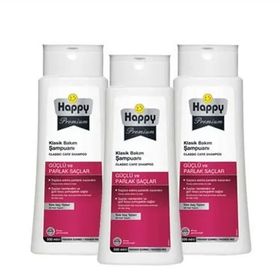 Happy 3x500 ml Premium Güçlü ve Parlak Saçlar Klasik Bakım Şampuanı