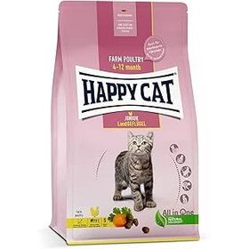 Happy Cat 10 kg Junior Geflügel Tavuklu Somonlu Yavru Kuru Kedi Maması