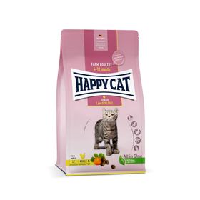 Happy Cat 10 kg Junior Geflügel Tavuklu Somonlu Yavru Kuru Kedi Maması