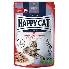 Happy Cat 85 Gr Meat in Sauce Sterilised Sığır Etli Kısırlaştırılmış Kedi Yaş Maması